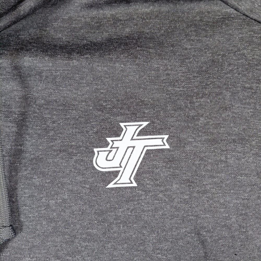 FootJoy Mens Large Gray Heathered Jenks Golf Trojan Hoodie Sweatshirt L - Picture 3 of 13